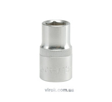 Головка торцевая 6-гранная YATO: квадрат 1/2", М=13 мм, L=38 мм [12/120/240]