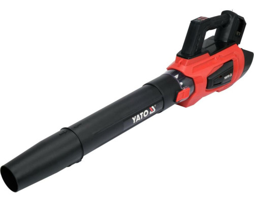Повітродувка присадибна акумулятор YATO:Li-Ion 36V(2х 18V),продуктивн.- 900 м³/хв (БЕЗ АКУМУЛЯТОРА)