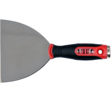 Шпатель из нержавеющей стали, шлифованный YATO, 125 мм, двухкомпонентная ручка с гнездом из 4 отверток. вс