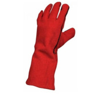 Рукавиці термостійкі для зварювальних робіт червоні розм. 10