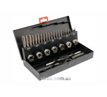 Метчики и плашки YATO М3-М12, набор 32 шт.