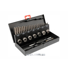 Мітчики і плашки YATO М3-М12, Набір 32 шт. [10]