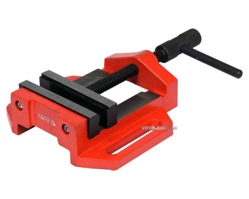 Лещата для верстатів YATO; корпус- 160 мм, губки- 100 мм, розвід губ- 85 мм [6]