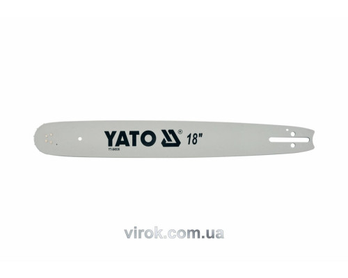 Шина для пили YATO l= 18"/ 45 см (72 ланки) Нап.Тов- 0,322" (8,2мм)для ланц--YT-84943, YT-84963 [20]