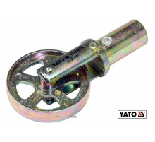 Колесо ведущее для очистки канализации YATO: Ø= 55 мм, из оцинкованной стали, YT-24980(DW)