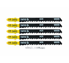 Холст для электролобзика (дерево) YATO : 6TPI, L= 100 мм. Уп. 5 Шт. [50/250]