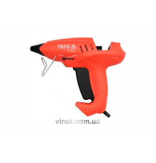 Пистолет клеевой сетевой YATO Ø=11 мм, P=35 (400) Вт. для стержней [12/24]