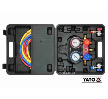 Набір для обслуговування систем кондиціонування YATO: для групи R-134A, 6 шт [6]