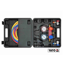 Набір для обслуговування систем кондиціонування YATO: для групи R-134A, 6 шт [6]