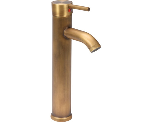 Змішувач води FALA для умивальника, високий "RETRO BRONZE 2" з кульовим регулятором [12]