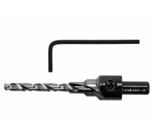 Сверло конфирматное по дереву YATO Ø= 5/7 мм, хвостовик Ø= 8 мм, с 6-гран. ключом [25]