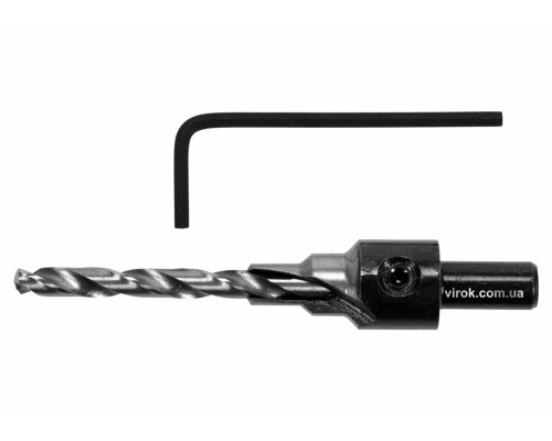 Свердло конфірматне по дереву YATO Ø= 5/7 мм, хвостовик Ø= 8 мм, з 6-гран. ключем [25]