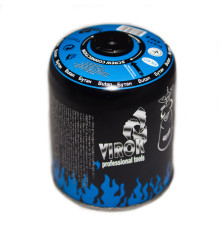 Балон газовий 1-разовий VIROK з різьбою (7/16) 450g/900ml. для плит/кемпінгу (EN417) [12]