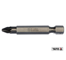 Насадка викруткова YATO : "Pozidriv" PZ2 x 50 мм. HEX 1/4". 10 (Уп/Шт.) [20/100]